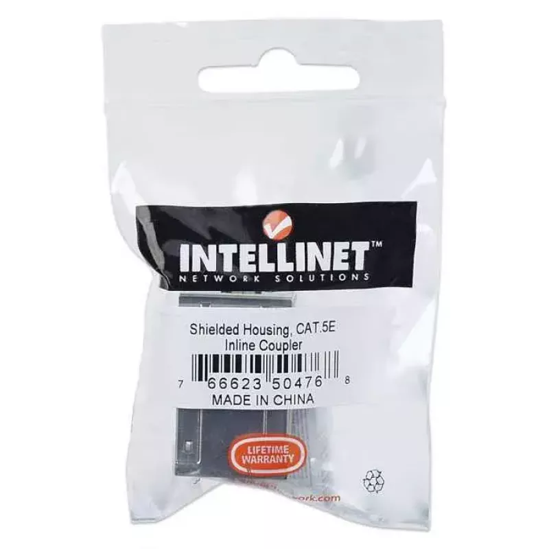 Intellinet Inline Coupler, Cat5e, FTP, modularny, 8P8C żeński na 8P8C żeński, srebrny