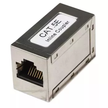 Intellinet Inline Coupler, Cat5e, FTP, modularny, 8P8C żeński na 8P8C żeński, srebrny