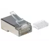 Intellinet RJ45 Modular Plugs Pro Line, Cat6, STP, 3-prong, do przewodów linkowych i drutowych, styki pozłacane 50 µ, opakowanie 90 szt.
