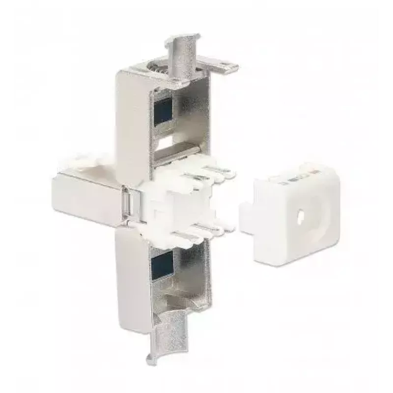 Wtyk modularny Intellinet Cat6a 10G ekranowany beznarzędziowy RJ45 STP ze złoconymi stykami