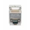 Intellinet Cat8.1 40G ekranowane beznarzędziowe złącze keystone RJ-45 srebrne