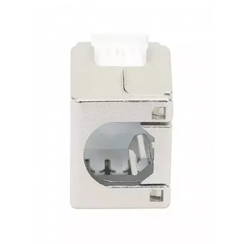 Intellinet Cat8.1 40G ekranowane beznarzędziowe złącze keystone RJ-45 srebrne