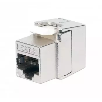 Intellinet Cat8.1 40G ekranowane beznarzędziowe złącze keystone RJ-45 srebrne
