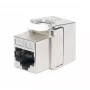 Intellinet Cat8.1 40G ekranowane beznarzędziowe złącze keystone RJ-45 srebrne