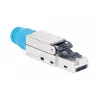 Intellinet Cat8.1 40G Ekranowana Beznarzędziowa Wtyczka Modularna RJ45 Niebieska Męska
