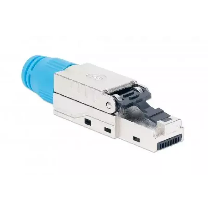 Intellinet Cat8.1 40G Ekranowana Beznarzędziowa Wtyczka Modularna RJ45 Niebieska Męska