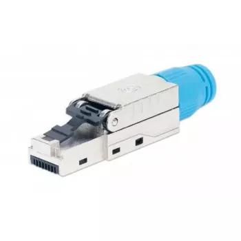 Intellinet Cat8.1 40G Ekranowana Beznarzędziowa Wtyczka Modularna RJ45 Niebieska Męska