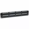 Intellinet Patch Panel, Cat6, UTP, 48-Port, 2U, Czarny