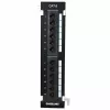 Intellinet Patch Panel, Cat6, Wall-mount, UTP, 12 Port, Czarny