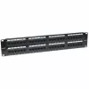 Intellinet Patch Panel, Cat5e, UTP, 48-Port, 2U, Czarny