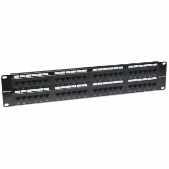 Intellinet Patch Panel, Cat5e, UTP, 48-Port, 2U, Czarny