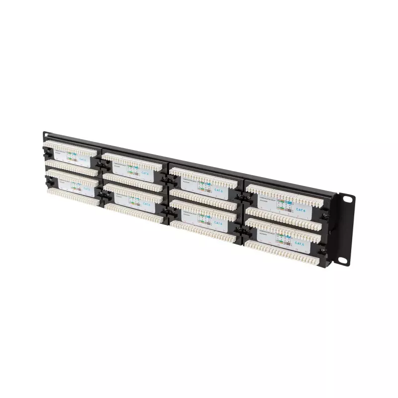 Akcesorium rackowe Lanberg PPU6-2048-B 19 cali 2U 48 portów