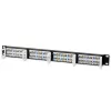 Techly Patch Panel UTP 24 Porty RJ45 Kat.5E I-PP 24-RU-C5ET, IEEE 802.3, IEEE 802.3ab, IEEE 802.3u, 10/100/1000Base-T(X), Fast Ethernet, Gigabit Ethernet, 1000 Mbit/s, RJ-45, Złote