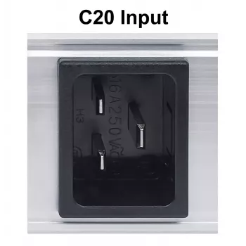 Intellinet 19-calowa 1U Rackmount 8-Wyjściowa Jednostka Dystrybucji Zasilania (PDU) C19 Z Odłączanym Kablem Zasilającym i Wejściem C20 z Tyłu
