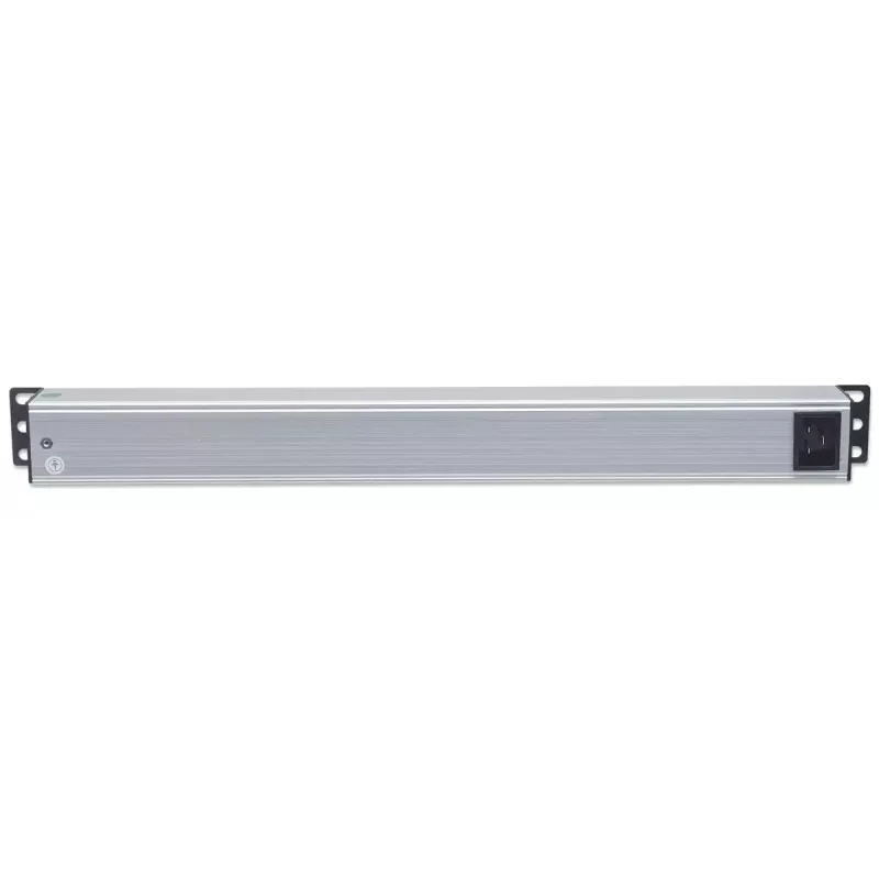 Intellinet 19-calowa 1U Rackmount 8-Wyjściowa Jednostka Dystrybucji Zasilania (PDU) C19 Z Odłączanym Kablem Zasilającym i Wejściem C20 z Tyłu