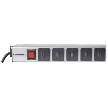 Listwa zasilająca Intellinet pionowa do montażu w szafie rack 16-portowa USB-A