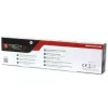 Techly I-CASE STRIP-16SH jednostka dystrybucji zasilania (PDU) 6 gniazd AC 1.5U Czarny, Srebrny