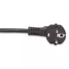 Techly I-CASE STRIP-16SH jednostka dystrybucji zasilania (PDU) 6 gniazd AC 1.5U Czarny, Srebrny