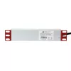 Listwa zasilająca Techly Universal Power Strip Rack 10 cali 4 gniazda Schuko Czarna Srebrna 1U