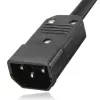 Techly Multi-Socket 8 gniazd do szafy rack 19 cali wtyczka C14 1U czarno-czerwony