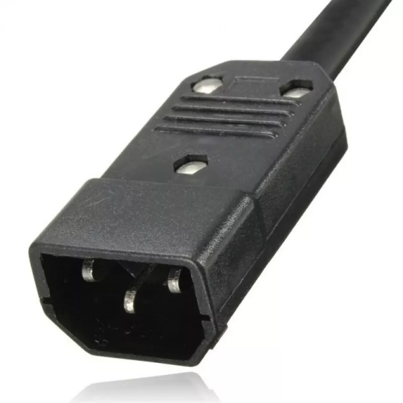 Techly Multi-Socket 8 gniazd do szafy rack 19 cali wtyczka C14 1U czarno-czerwony