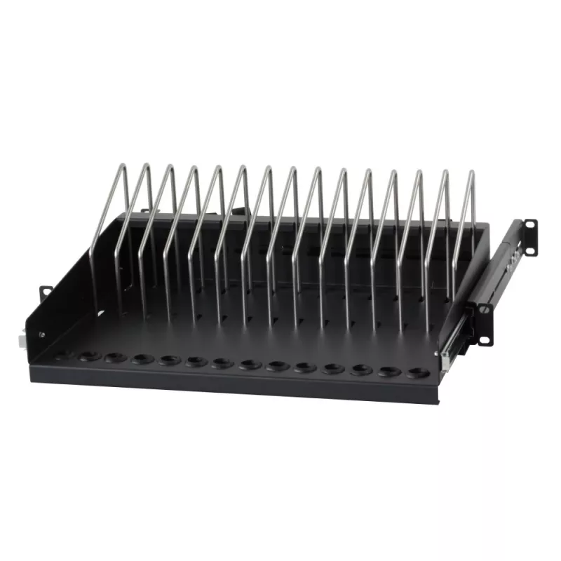 Półka rack Techly I-CABINET-TRAY14BK Czarny 4U 19 cali