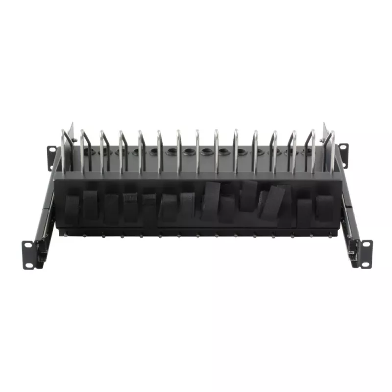 Półka rack Techly I-CABINET-TRAY14BK Czarny 4U 19 cali