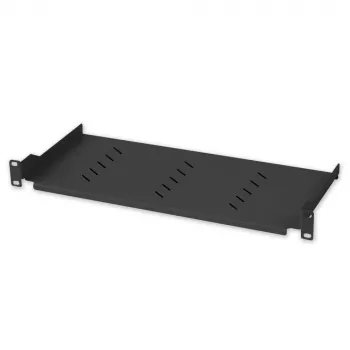 Półka rack Techly I-CASE TRAY-150BK Czarna 1U Głębokość 150 mm