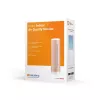 Monitor jakości powietrza w pomieszczeniach Netatmo Smart Indoor Air Quality Monitor — CO2 0–5000 ppm, temp 0–50°C, hałas, Wi‑Fi/Bluetooth, zasilany prądem przemiennym, aluminium, różowe złoto