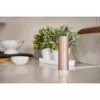 Monitor jakości powietrza w pomieszczeniach Netatmo Smart Indoor Air Quality Monitor — CO2 0–5000 ppm, temp 0–50°C, hałas, Wi‑Fi/Bluetooth, zasilany prądem przemiennym, aluminium, różowe złoto