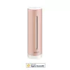 Monitor jakości powietrza w pomieszczeniach Netatmo Smart Indoor Air Quality Monitor — CO2 0–5000 ppm, temp 0–50°C, hałas, Wi‑Fi/Bluetooth, zasilany prądem przemiennym, aluminium, różowe złoto