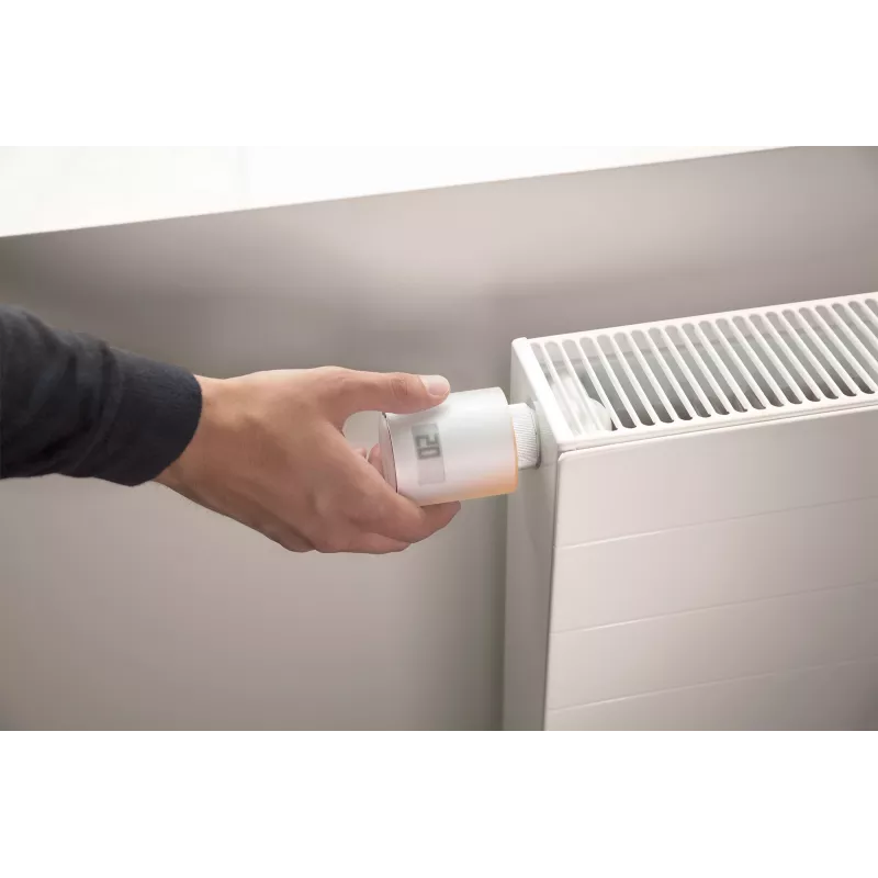 Netatmo Starter Pack - Inteligentne zawory grzejnikowe, biały, 0 - 50 °C, 2400 MHz, 100 m, 5 - 30 °C, °C