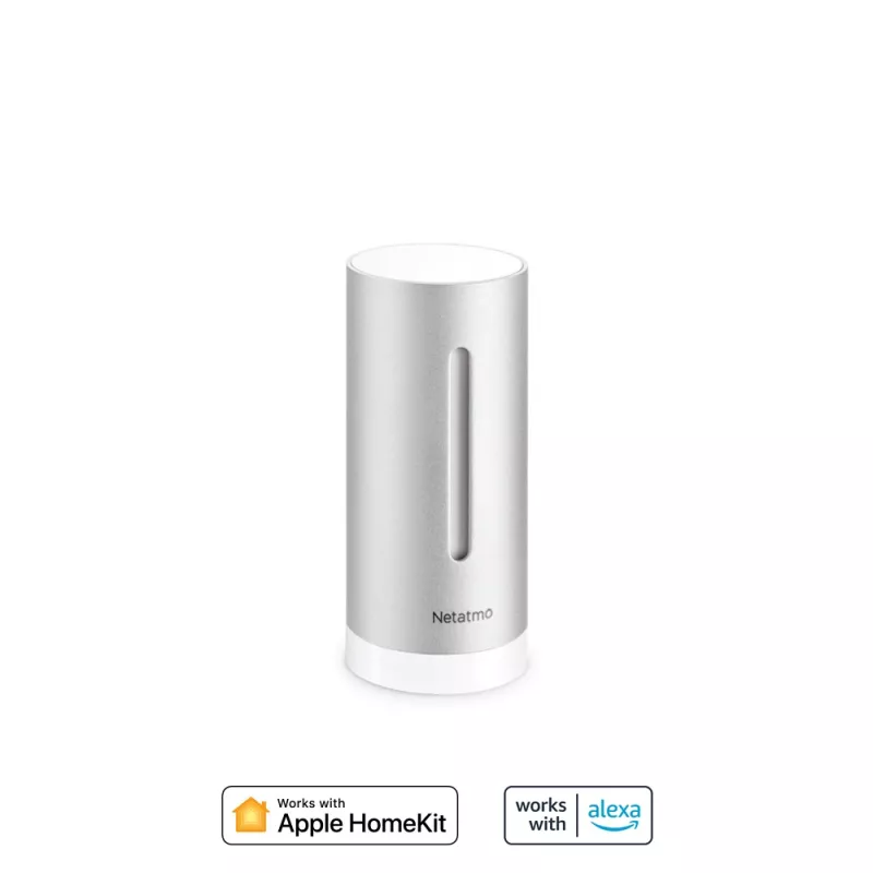 Netatmo Dodatkowy Inteligentny Moduł Wewnętrzny, Bezprzewodowy, 0,3°, 3%, Duraluminium, Aluminium, AAA