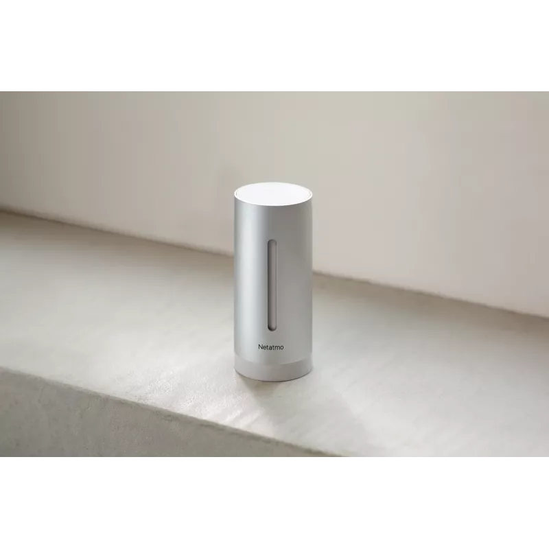 Netatmo Dodatkowy Inteligentny Moduł Wewnętrzny, Bezprzewodowy, 0,3°, 3%, Duraluminium, Aluminium, AAA