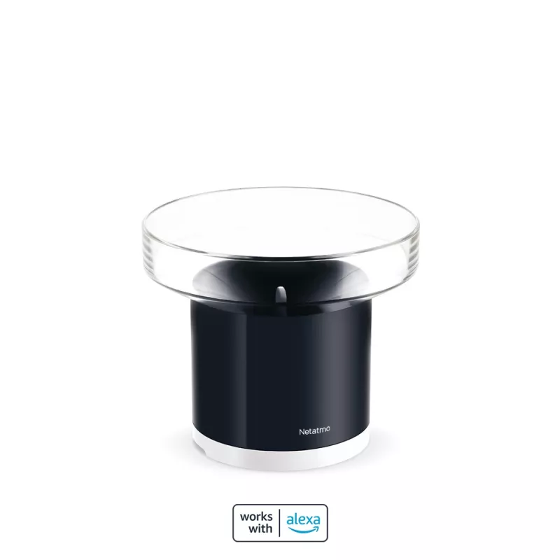 Netatmo Smart Rain Gauge, Zasilanie bateryjne, AAA, 1.5 V, 130 mm, 130 mm, 110 mm