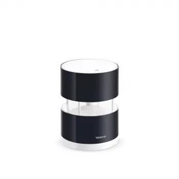 Netatmo Smart Anemometer, Prędkość wiatru, Bezprzewodowy, Wi-Fi, 0 - 45 m/s, 100 m, Czarny, Przezroczysty