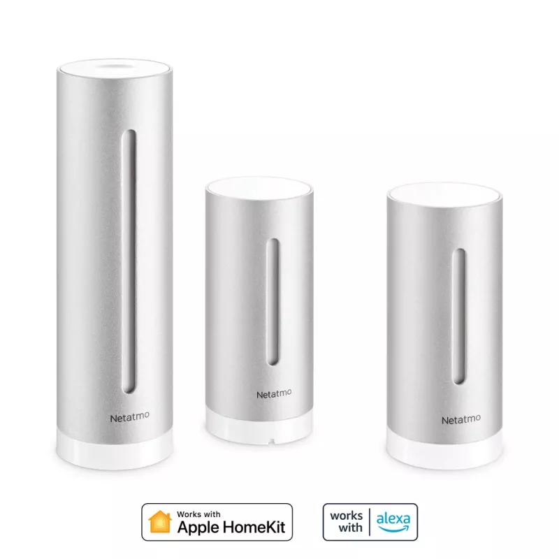 Zestaw Netatmo Indoor „Inteligentna stacja pogodowa + dodatkowy moduł wewnętrzny”