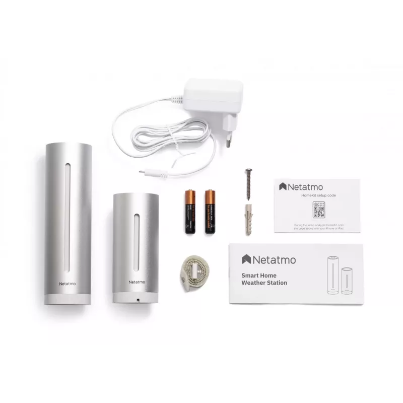 Zestaw Netatmo Indoor „Inteligentna stacja pogodowa + dodatkowy moduł wewnętrzny”
