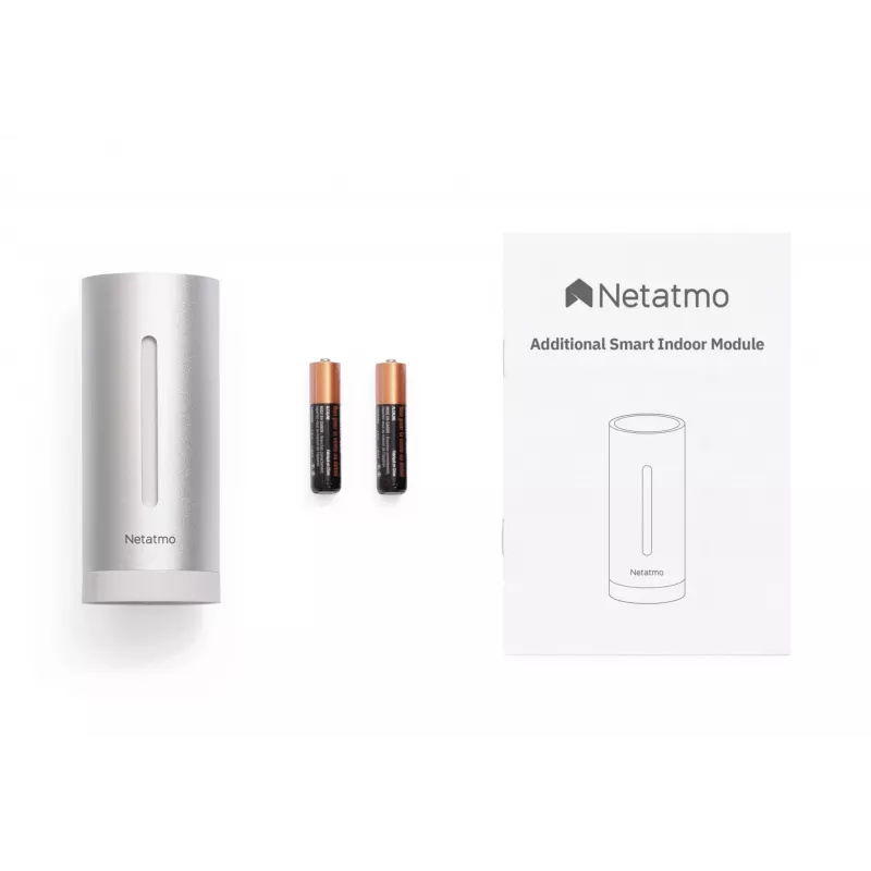 Zestaw Netatmo Indoor „Inteligentna stacja pogodowa + dodatkowy moduł wewnętrzny”