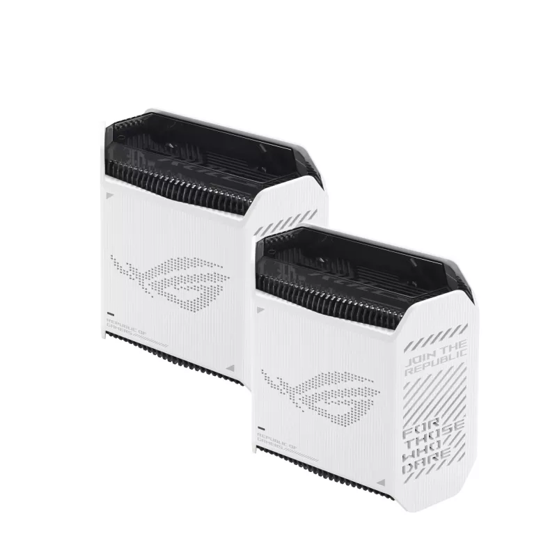 ASUS ROG Rapture GT6 (W-2-PK) Tri-band (2.4 GHz / 5 GHz / 5 GHz) Wi-Fi 6 (802.11ax) Biały 4 wewnętrzne