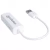 Manhattan USB-A Fast Ethernet Adapter, 10/100 Mbps sieciowy, 480 Mbps (USB 2.0), Hi-Speed USB, RJ45, biały, trzyletnia gwarancja