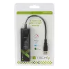 Techly IDATA USB-ETGIGA-3U2 stacja dokująca/replikator portów do laptopa USB 3.2 Gen 1 (3.1 Gen 1) Typ-A Czarny