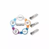 Intellinet transceiver Module Optical, Gigabit Fiber SFP Mini-GBIC, 1000Base-Sx (LC) Multi-Mode Port, 550m, Długość fali 850nm, Ethernet, Światłowód, Zgodny z MSA, Odpowiednik Cisco GLC-SX-MM, Trzyletnia gwarancja