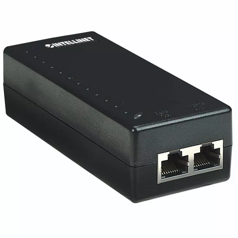 Intellinet Power over Ethernet (PoE) Injector, 1 Port, 48 V DC, zgodny z IEEE 802.3af