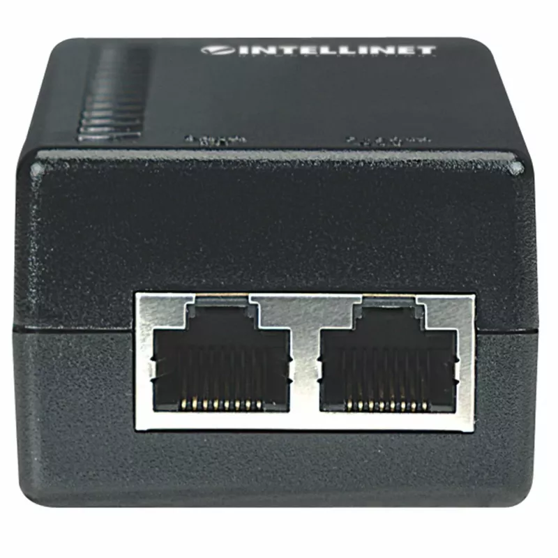 Intellinet Power over Ethernet (PoE) Injector, 1 Port, 48 V DC, zgodny z IEEE 802.3af