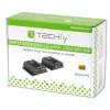 Techly IDATA EXT-E70POED Przedłużacz AV Nadajnik i odbiornik AV Czarny