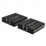 Techly IDATA EXT-E71 AV extender AV transmitter & receiver Czarny