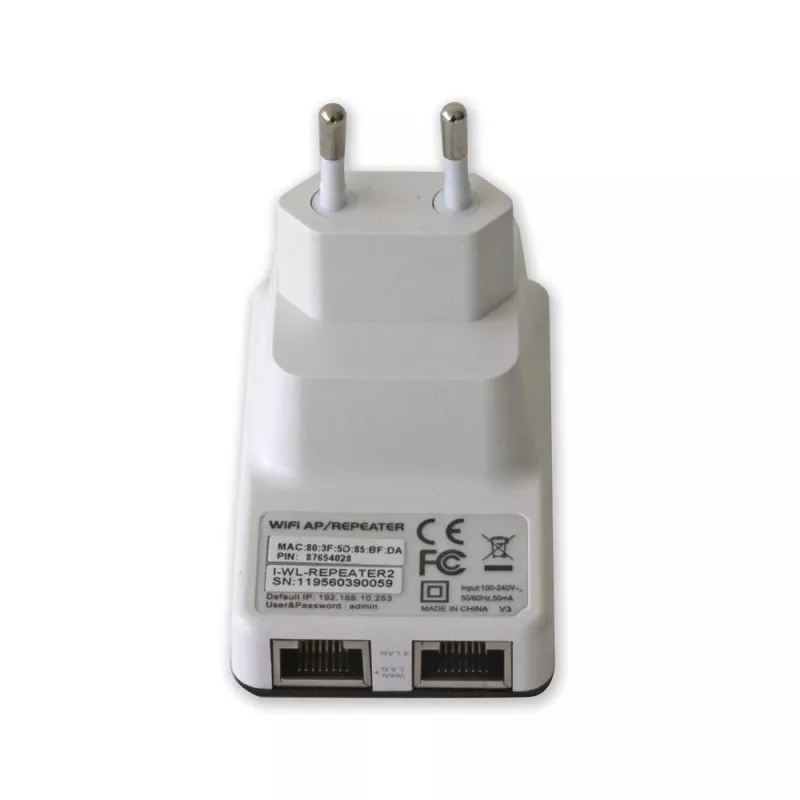 Router Techly Wall Plug Wireless Router 300N Wi-Fi 4
