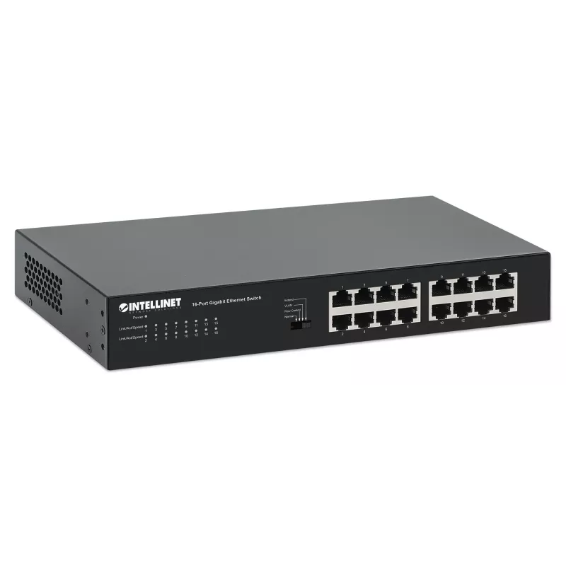 Przełącznik niezarządzalny Manhattan 561815, 16 portów, Gigabit Ethernet 10/100/1000