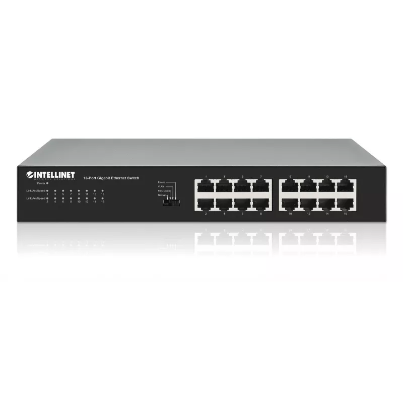 Przełącznik niezarządzalny Manhattan 561815, 16 portów, Gigabit Ethernet 10/100/1000